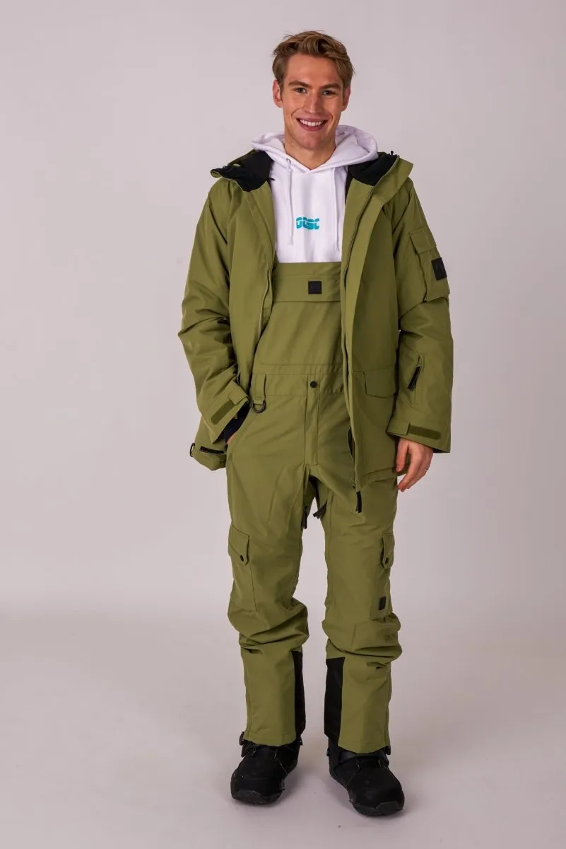 Yeh Man Bib Pant - Khaki