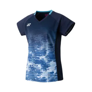 Yonex 20703 Women's Crew Neck Game Shirt [Navy Blue]