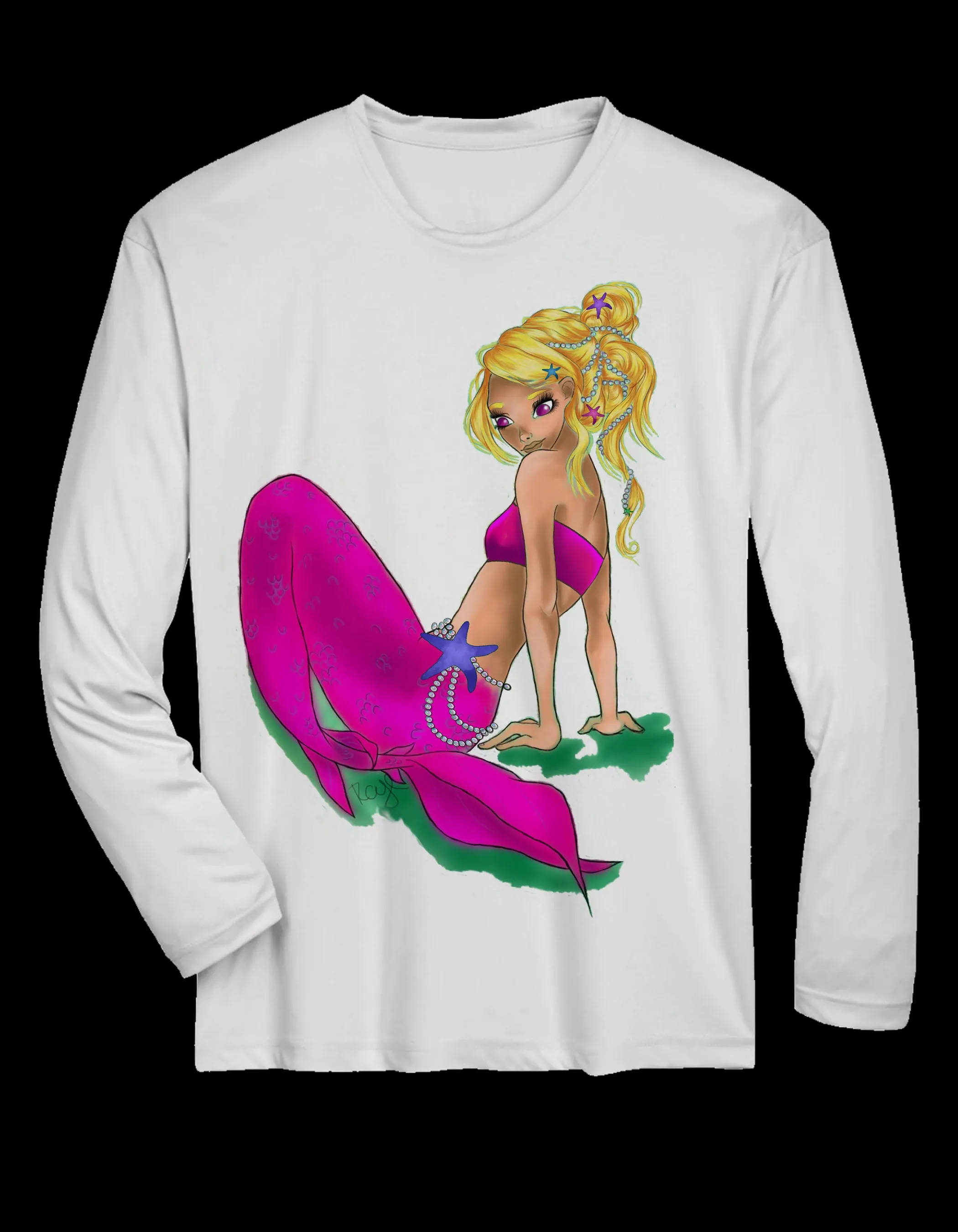 Youth Blonde Raspberry UV Performance Shirt - UPF 50 