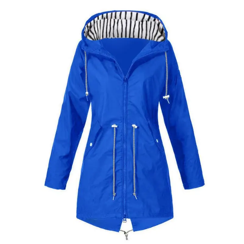 Yvonne - Hooded Raincoat for Women Lightweight and Windproof