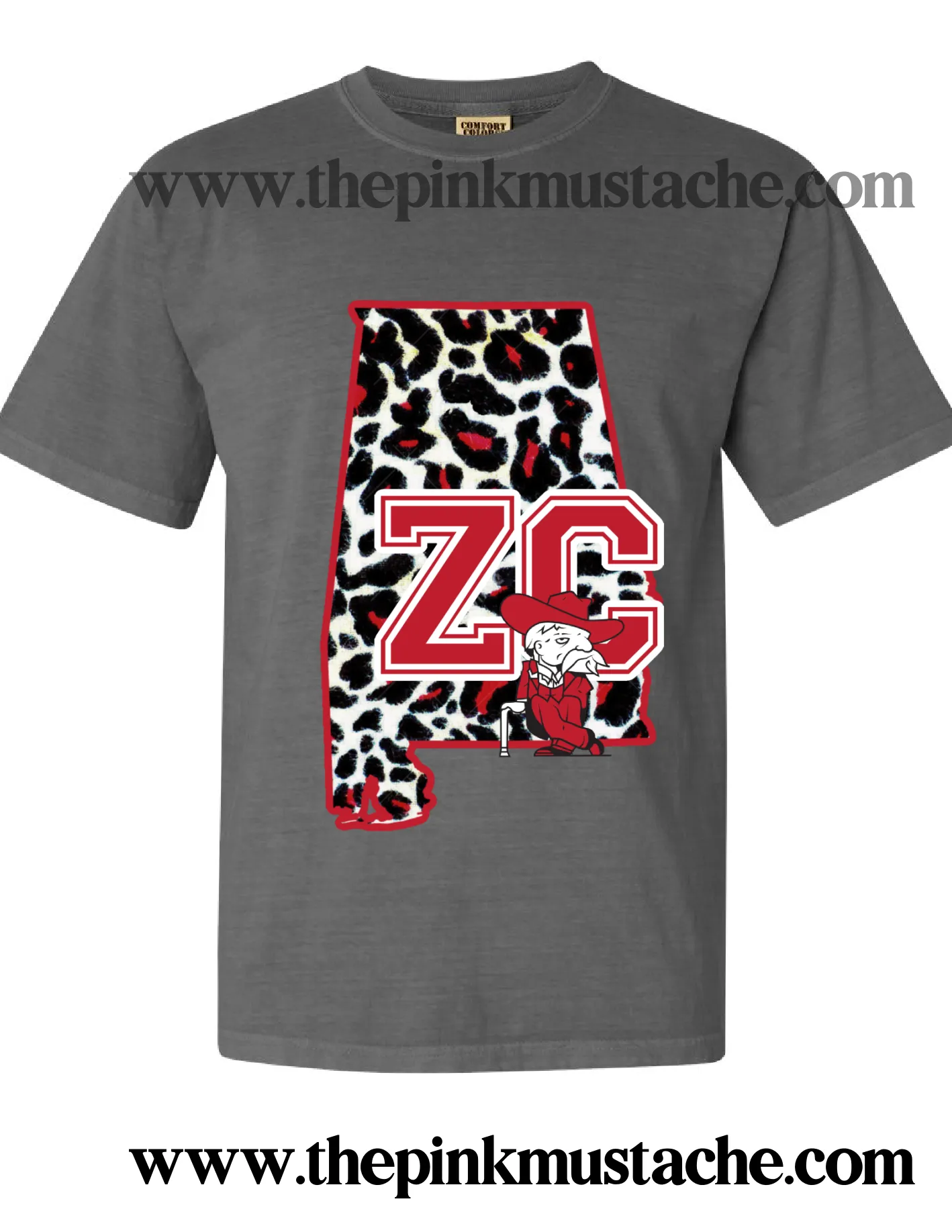 Zion Chapel School Comfort Colors T-Shirt  /ZCHS/ ZCES / Alabama School Shirt