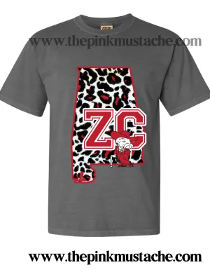 Zion Chapel School Comfort Colors T-Shirt  /ZCHS/ ZCES / Alabama School Shirt